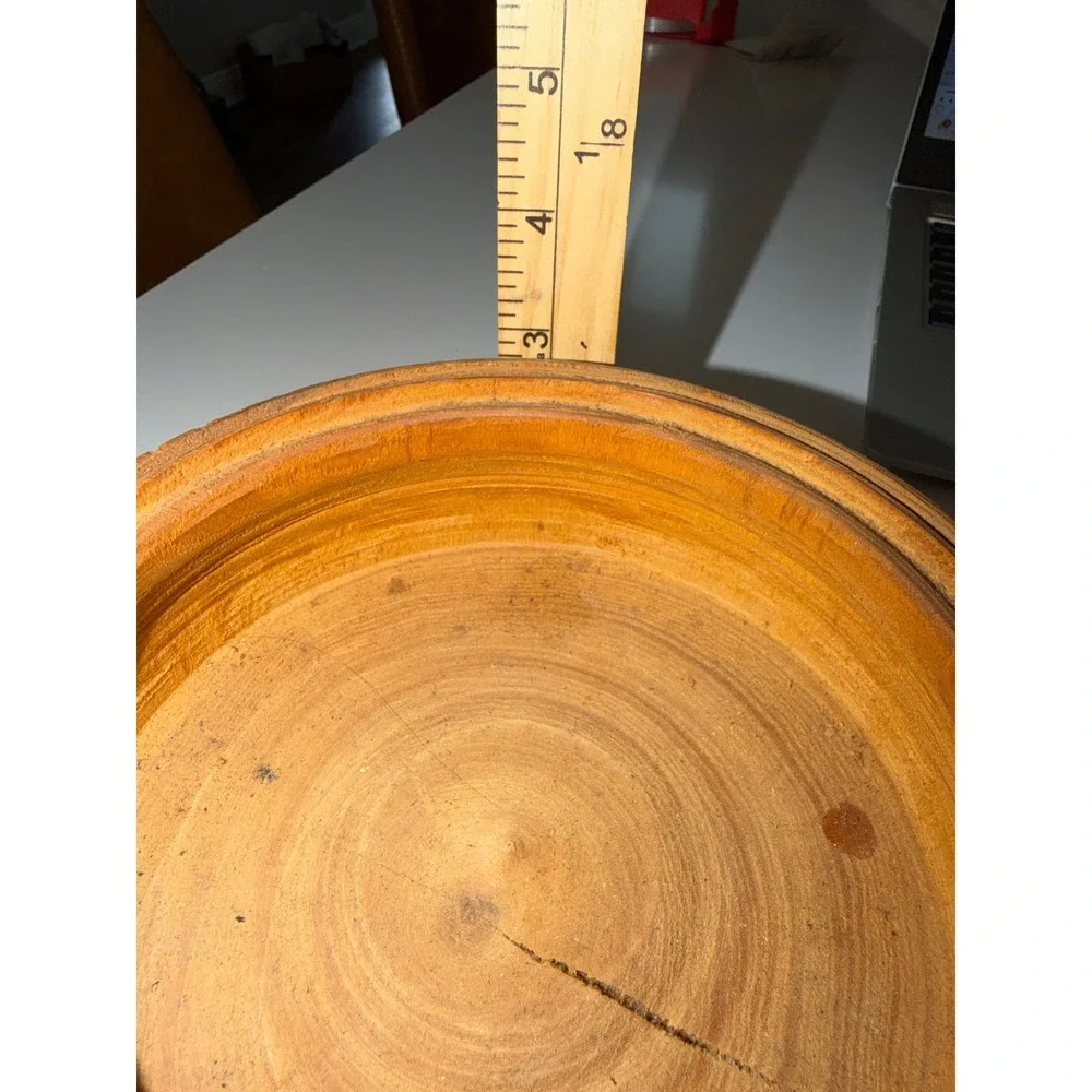Handcrafted Live Edge Wooden Bowl Rustic Natural Bark Decorative Centerpiece